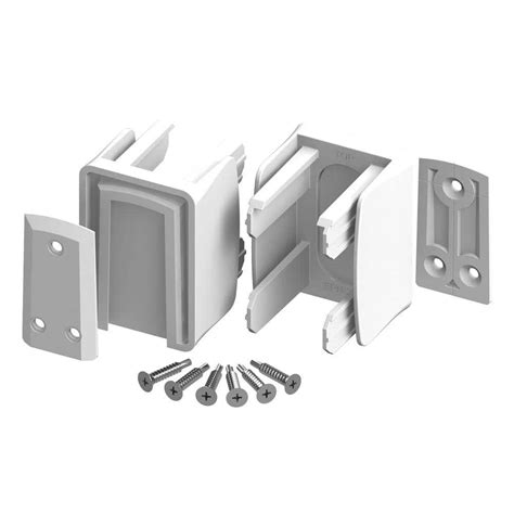 vinyl fence metal brackets|veranda vinyl fence brackets.